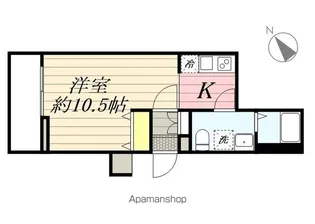GENOVIA桜上水SKYGARDEN【4階】の間取り