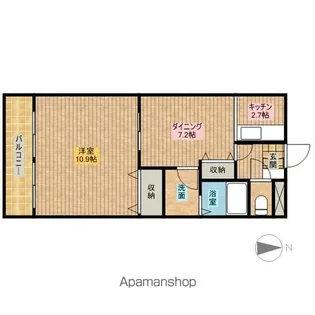 ピア・ビアン【1階】の間取り