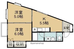 バウメゾンⅡ【2階】の間取り