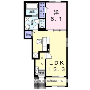 エレガンテⅡ【1階】の間取り