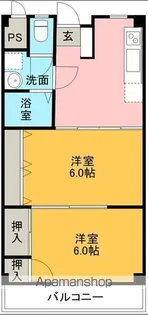 ハートピア京町【306号室】の間取り