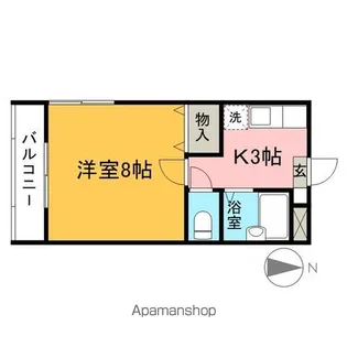 ミヤユウハイツⅡ【1階】の間取り