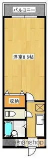 パティオス清水【2階】の間取り