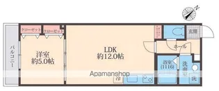 ミリアビタ稲毛東【3階】の間取り