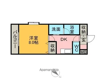 アネックス深谷【2階】の間取り
