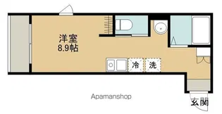 MELLAS相模原【1階】の間取り