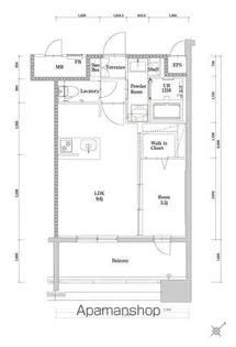 エンクレスト博多駅南GRACE【6階】の間取り