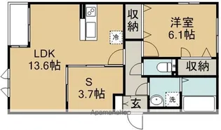 アミュット【2階】の間取り
