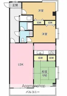 リヴェールフレア田無【3階】の間取り