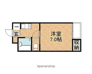 第48長栄レイク唐橋【3階】の間取り