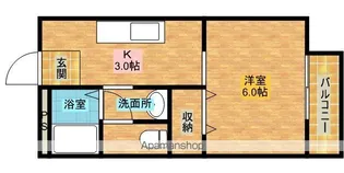 キャッスルⅡ【1階】の間取り