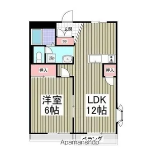 メゾンアスコットB棟【2階】の間取り