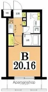 グリフィン横浜・海岸通【402号室】の間取り