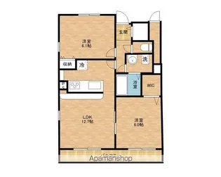 大阪府和泉市伯太町2丁目【アパート】の間取り