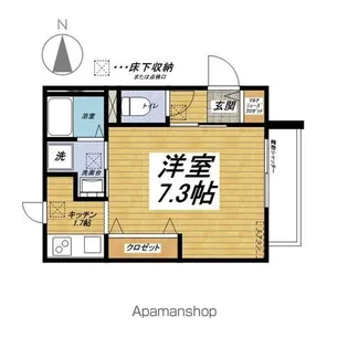メゾン グルーヴ【1階】の間取り
