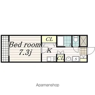 千葉県千葉市中央区本町1丁目【マンション】の間取り