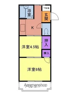 プレアール茶屋町【1階】の間取り