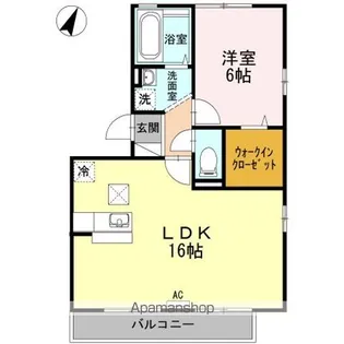 グリーンコート【1階】の間取り