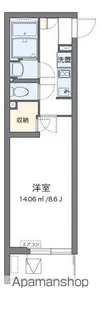 クレイノFORETⅢ【3階】の間取り