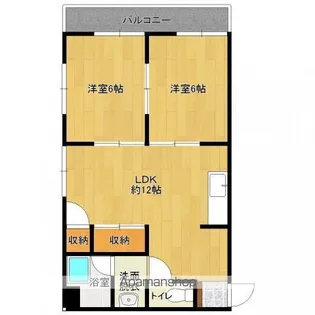 中元ビル【302号室号室】の間取り