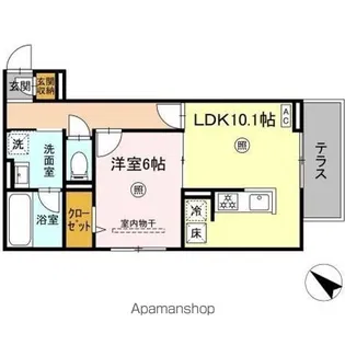 WISTERIA【1階】の間取り