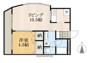 ハローズ稲毛【3階】の間取り