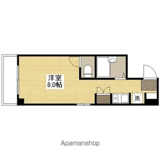 クリエーション中広【4階】の間取り