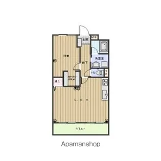 向陽ハイム【3階】の間取り