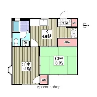 キャット彦成【1階】の間取り