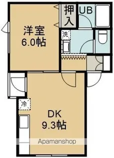 シェルピア【201号室】の間取り