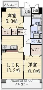 レストポイント池花【3階】の間取り