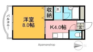 クレール天神【3階】の間取り