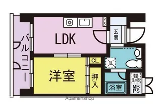 エスペランサ藤井2(兵庫県民高齢者住宅 )【5階】の間取り