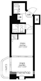 ライオンズマンション御徒町第五【6階】の間取り
