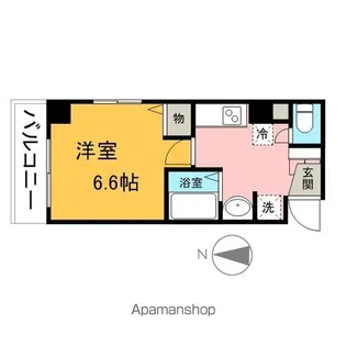 メゾンドロゼ【6階】の間取り