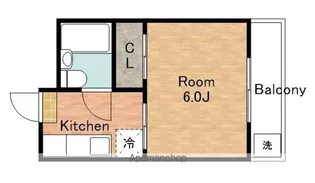 アーツ八坂【2階】の間取り