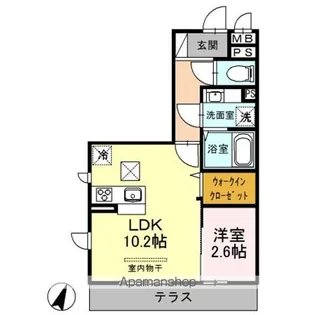 オークビレッジ5【1階】の間取り