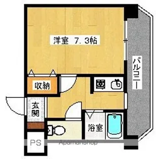 ビブレアビコ【412号室】の間取り