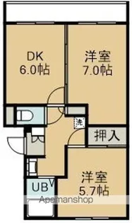メゾン・ド・シャモニー【104号室】の間取り