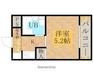 エクセレントサカキ【3B号室】の間取り