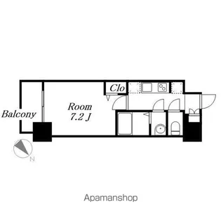 アドバンス名古屋モクシー【2階】の間取り