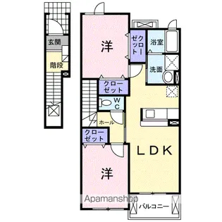 セレーノ Ⅲ棟【2階】の間取り
