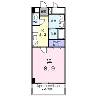 メゾン・ハピネス【2階】の間取り