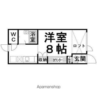 スペースTⅠ【2階】の間取り