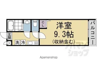 イーストコート東山【206号室】の間取り