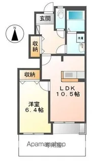 パークヒルズ森本【1階】の間取り