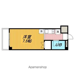 ウォンズ東千葉【5階】の間取り