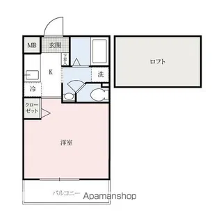 アーリントン【3階】の間取り