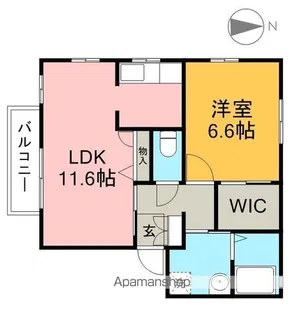 シャーメゾン・プラチナ A棟【2階】の間取り