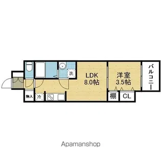 リアライズ南巽【10階】の間取り